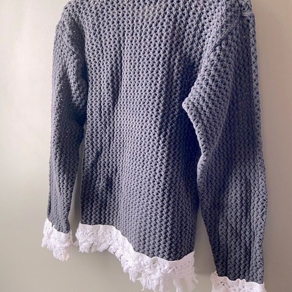 Vintage Mesh Sweater, Unisex, Custom Sweater, Ugly Christmas Sweater - Picture 7 of 10